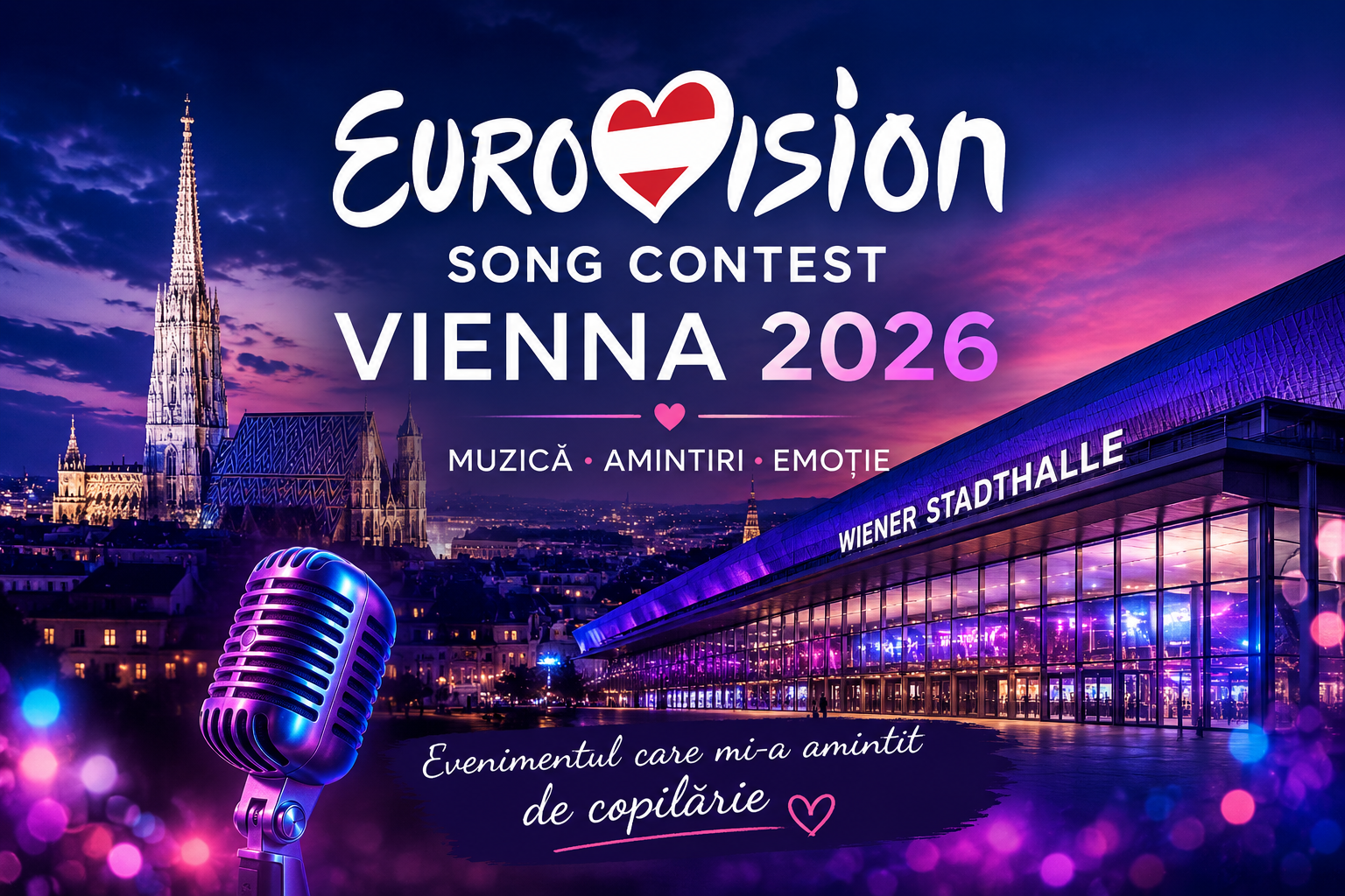Eurovision 2026 la Viena – evenimentul care îmi amintește de copilărie